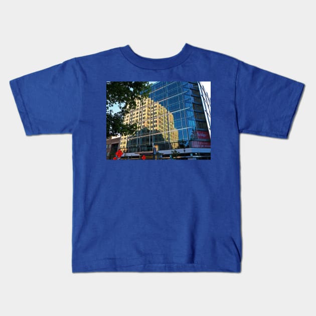 Evening reflection Kids T-Shirt by thadz